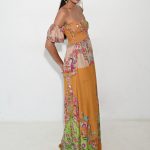 SANTORINI SOUL MAXI VESTIDO AMARILLO