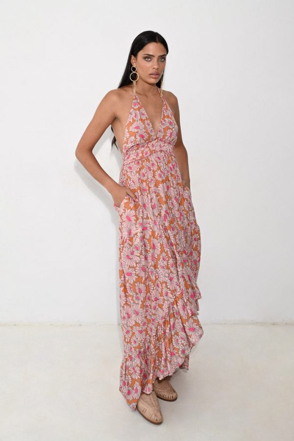 JAIPUR JAZZ MAXI DRESS ORANGE