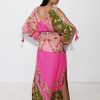 MARRAKESH STAR MAXI DRESS PINK - Image 6