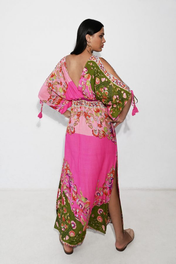 MARRAKESH STAR MAXI DRESS PINK