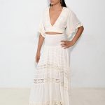 NIZA SKIRT SET WHITE