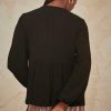 SUNUTI BLACK BLOUSE WITH EMBROIDERY - Image 3