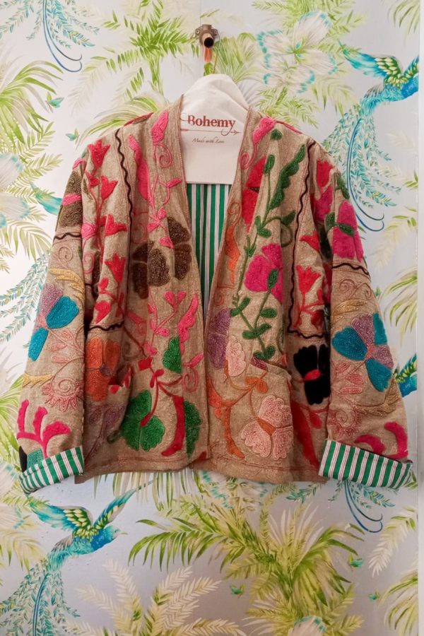 SUZANI LIMITED EDITION KIMONO  CAMEL 4