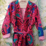 VELVET SUZANI COAT PINK