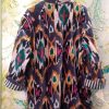 THE VELVET UNDERGROUND REVERSIBLE KIMONO  PURPLE IKAT - Image 2