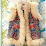 CHALECO BOHEMIO DE PIEL VINTAGE SHEARLING TAUPE