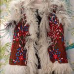 CHALECO BOHEMIO DE PIEL VINTAGE SHEARLING BROWN