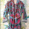 THE VELVET UNDERGROUND REVERSIBLE KIMONO  SUZANI BLUE - Image 2