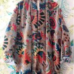 THE VELVET UNDERGROUND REVERSIBLE KIMONO  GREY PARADISO