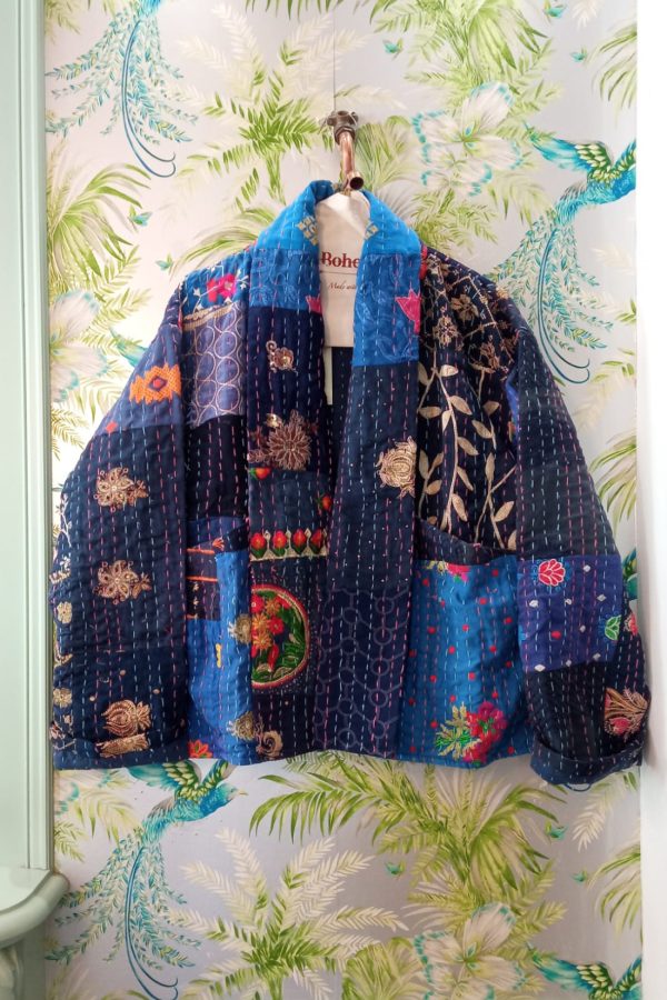 RASH JACKET KIMONO BLUE