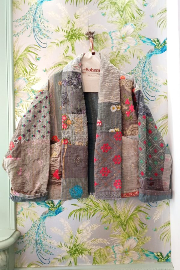 RASH JACKET KIMONO GREY