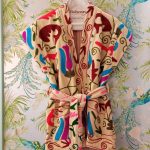 SUZANI VELVET  WAISTCOAT VAINILLA