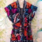 SUZANI VELVET  WAISTCOAT NAVY