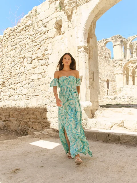 PALM MAXI DRESS