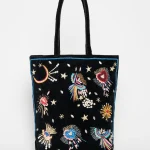 SHOPPER STELAR VELVET NEGRO