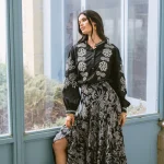 VERONA BLACK AND WHITE FALDA LARGA