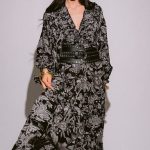VERONA BLACK AND WHITE MAXI DRESS