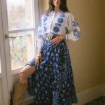 DALIA BLUE CAMISA BORDADA