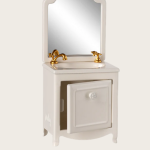 Sink dresser, Mouse - Off white. MAILEG