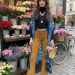 KIMONO VELVET DEVORÉ ACQUA