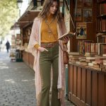 KIMONO VELVET DEVORÉ NUDE LILY