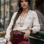 MAISIE BLUSA DE VOILE BORDADA