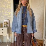 NAHLA KIMONO VELVET BLUE