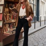 NAHLA KIMONO VELVET CHOCOLAT