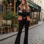 VINTAGE CROCHET CARDI BLACK