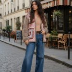 VINTAGE CROCHET CARDI CAMEL