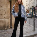 MOTEL GREY - BLACK CHAQUETA ACOLCHADA ESTAMPADA REVERSIBLE