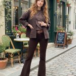 MILA CORD CHAQUETA ACOLCHADA MICROPANA DE TERCIOPELO CHOCOLATE