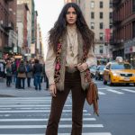 SHIVA HAND EMBROIDERED FLORAL WAISTCOAT CHOCOLATE