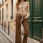 MISSIA CORD PANTALON KHAKI