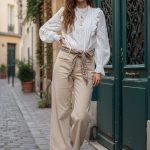 MISSIA CORD PANTALON ECRU