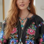 FRIDA BLUSA BORDADA  NEGRA