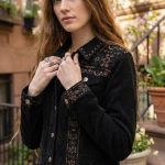 AZTEC VELVET CORD JACKET