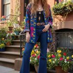 VELVET SUZANI LIMITED EDITION KIMONO BLUE