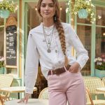 PETITE FLEUR BLUSA BORDADA FLORAL  BLUSH